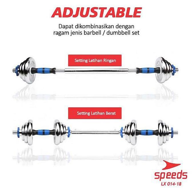 Dumbell Connecting Bar Dumble/Gym Connector Rods Penyambung Dumbell/Fitness Speeds 014-18