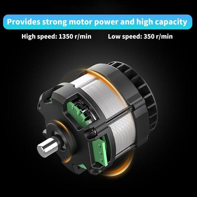 Promo Baifun Mesin Bor Listrik Cordless 3500Rpm Mesin Bor Impact Tangan Brushless Drill Impek 10Mm B
