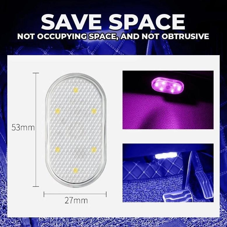 Promo Lampu Led Sentuh Interior Dashboard  Mobil Styling Sentuh 6 Warna Hm072