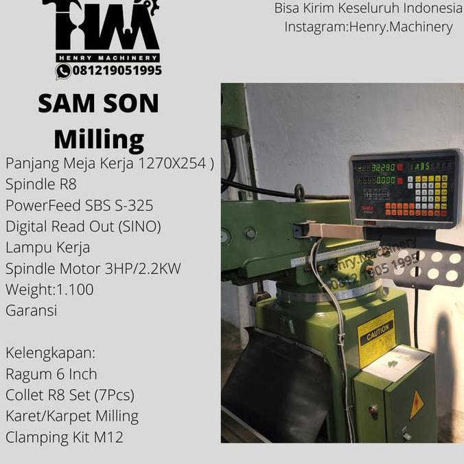 Milling Sam Son/ Vertical Turret Milling Machine