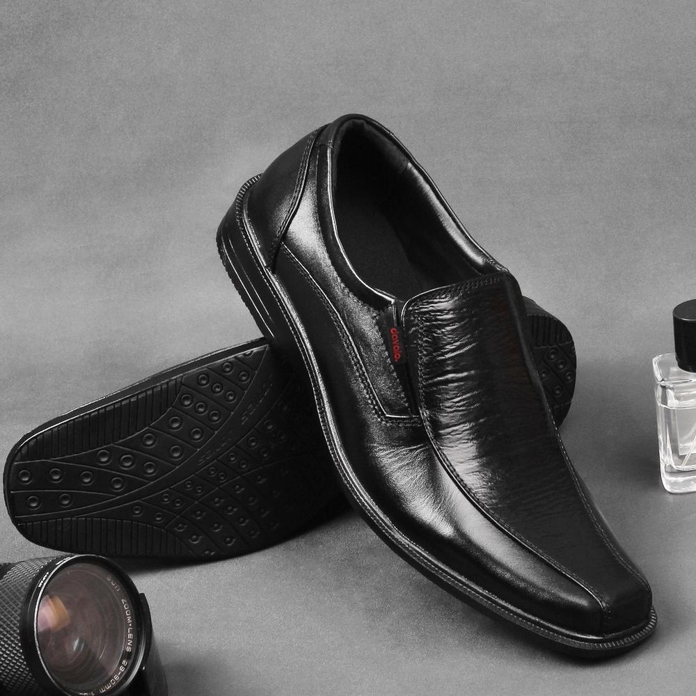 PROMO davalo Sepatu Pantofel Pria Formal Kerja Kantor Kulit Sapi Asli Cibaduyut Bandung