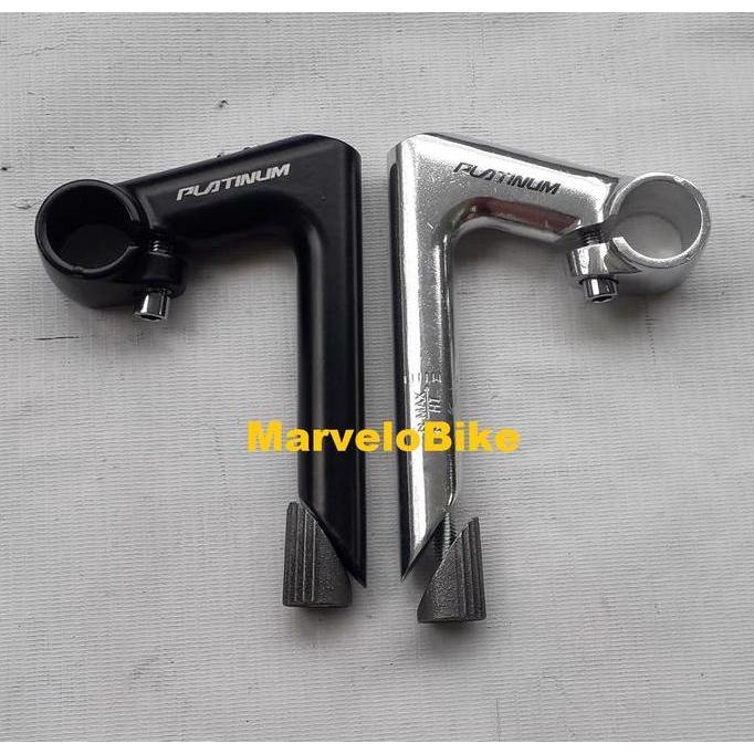 Stem Bango Tiang Stang Sepeda Balap Fixie RoadBike 22.2mm Platinum Taiwan