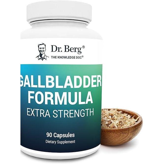 Dr. Berg Gallbladder Formula Extra Strength - with Ox Bile Powder and Conjugated Bile Acid - Digesti