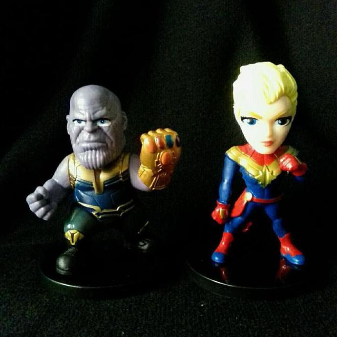 Jada Toys Metal KWS Marvel Captain Marvel dan Thanos murah