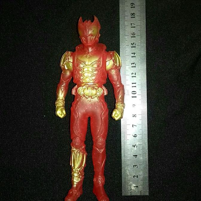 RHS/Rider Hero Series Kamen Rider Kiva Glowing Red transparan murah