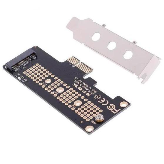ADAPTER SSD M.2 NVME M KEY TO PCIe x1 WITH BRACKET pci-e pci express Long / Short Bracket Low Profil