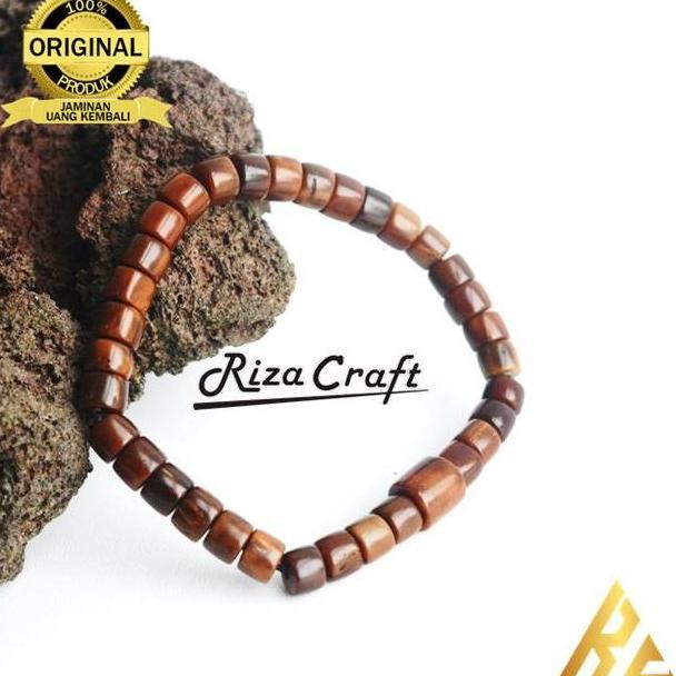 Gelang Tasbih Kayu Kokka Kaukah ASLI Turki Arab 33 Butir Pria Wanita