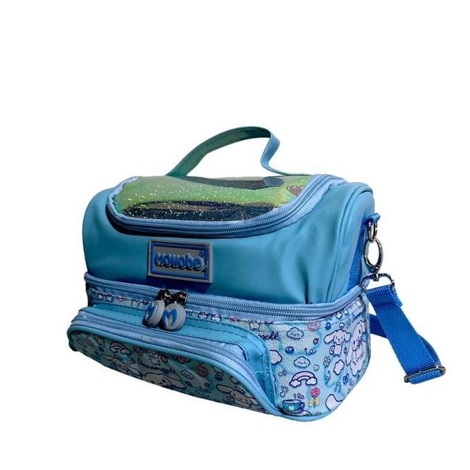 NEW TAS BEKAL 2 SUSUN UNTUK ANAK SEKOLAH - LUNCH BAG SELEMPANG - KOTAK MAKANAN - P25 X L15 X T17 - 3