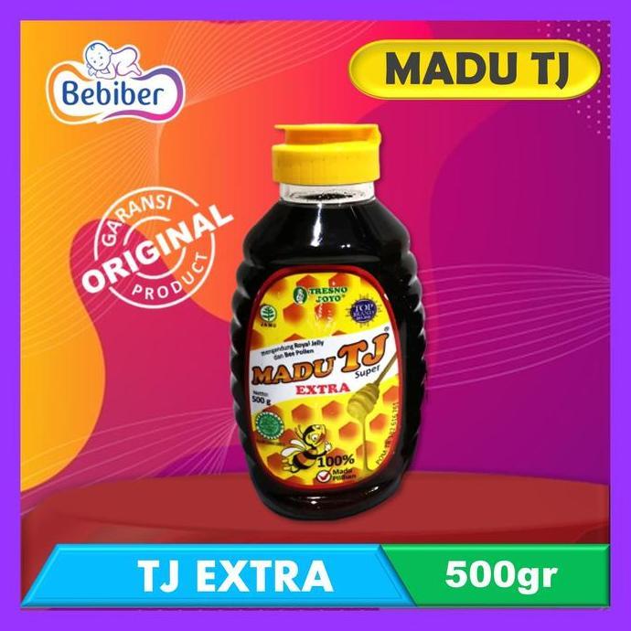 NEW MADU TJ SUPER 500GR - MADU TJ EXTRA - MADU MURNI - MADU ASLI - MADU SUPER - BEBIBER ORI