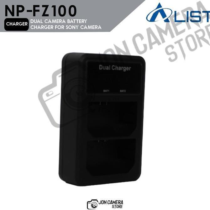 Alist Dual Battery Camera Charger NP FZ100 for Battery NP FZ 100