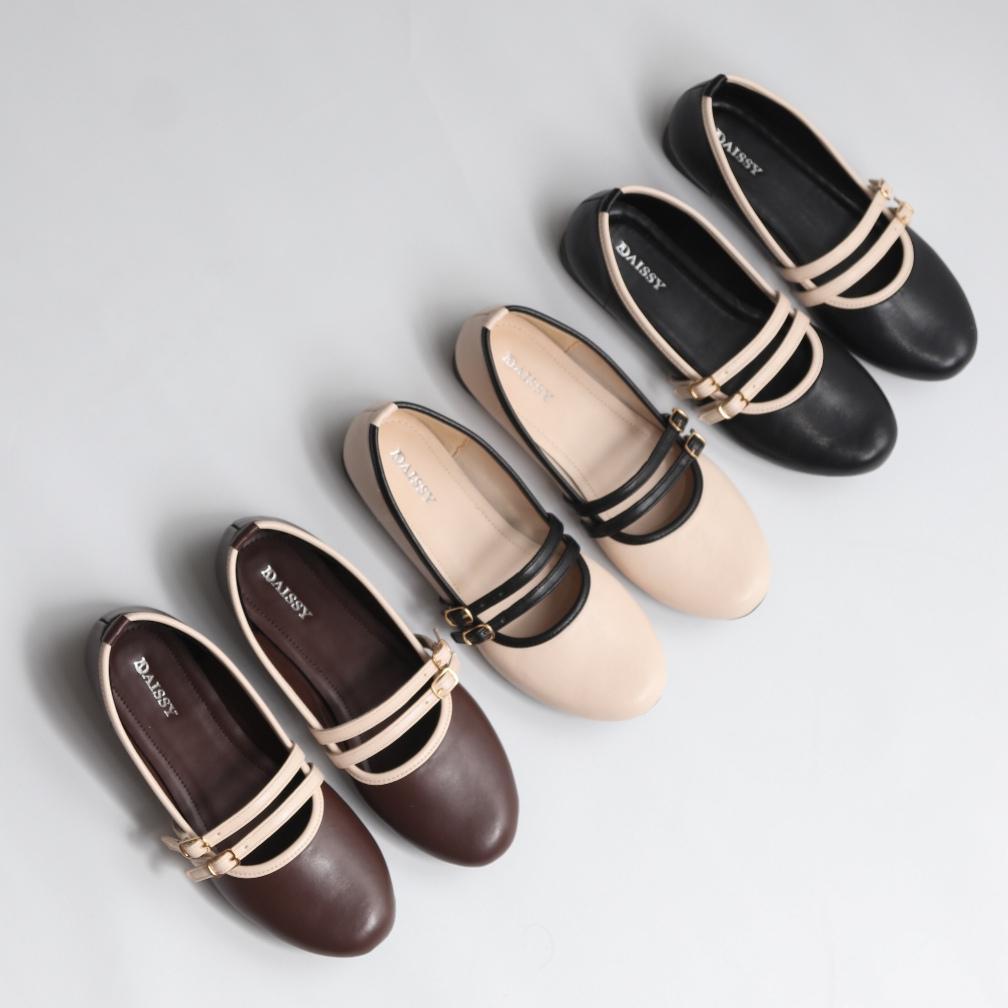 TERMURAH Sepatu Flat Wanita Ukuran Jumbo 3745 Big Size Flatshoes Cewek Elegan