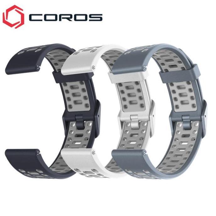 Coros Silicon Band for Pace 2 & Apex 42mm Strap jam Coros Original