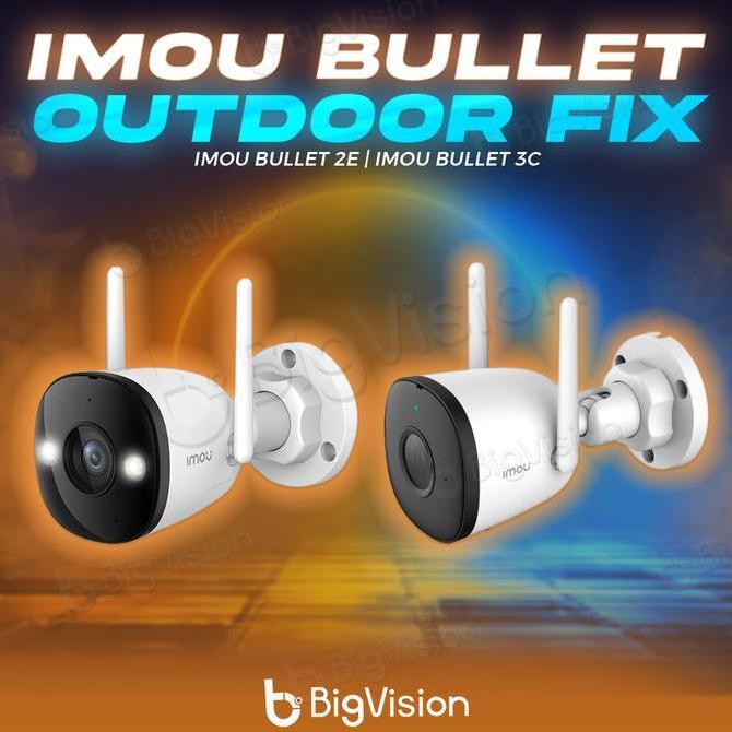IMOU BULLET KAMERA CCTV WIFI CAMERA OUTDOOR FIX LENS