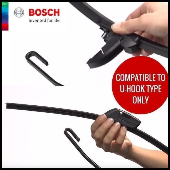 GRATIS ONGKIR WIPER BLADE FRAMELESS BOSCH CLEAR ADVANTAGE - KARET PEMBERSIH KACA MOBIL DEPAN HONDA B
