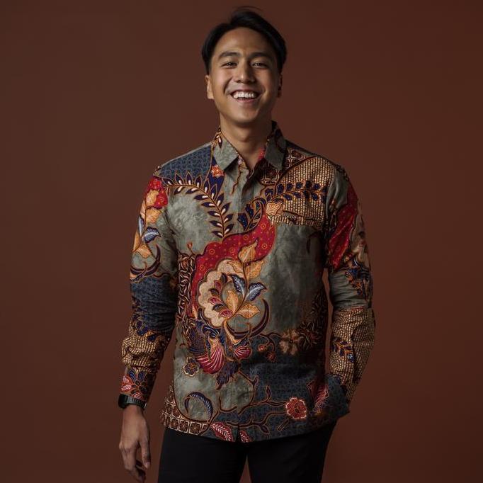 Kharis - Mandalas Kemeja Batik Pria Premium Lengan Panjang murah