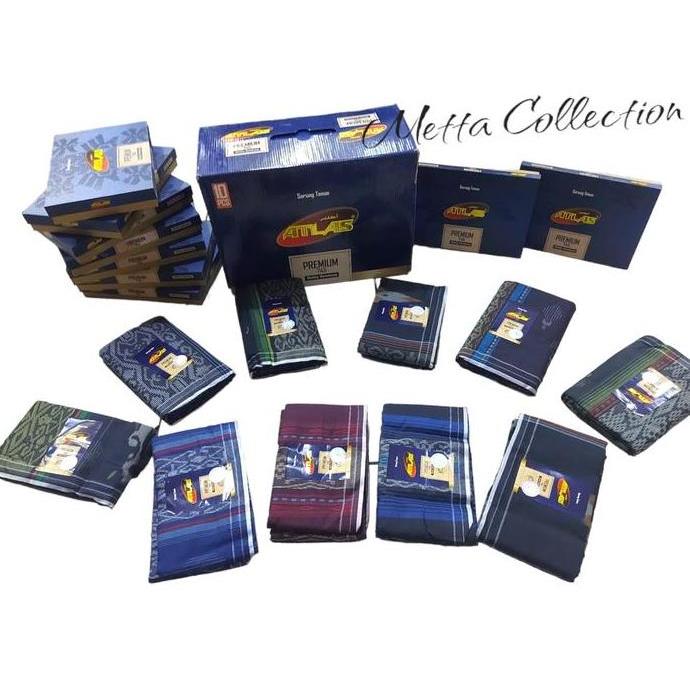 Sarung Atlas Premium 745 Gold Dobby Kembang