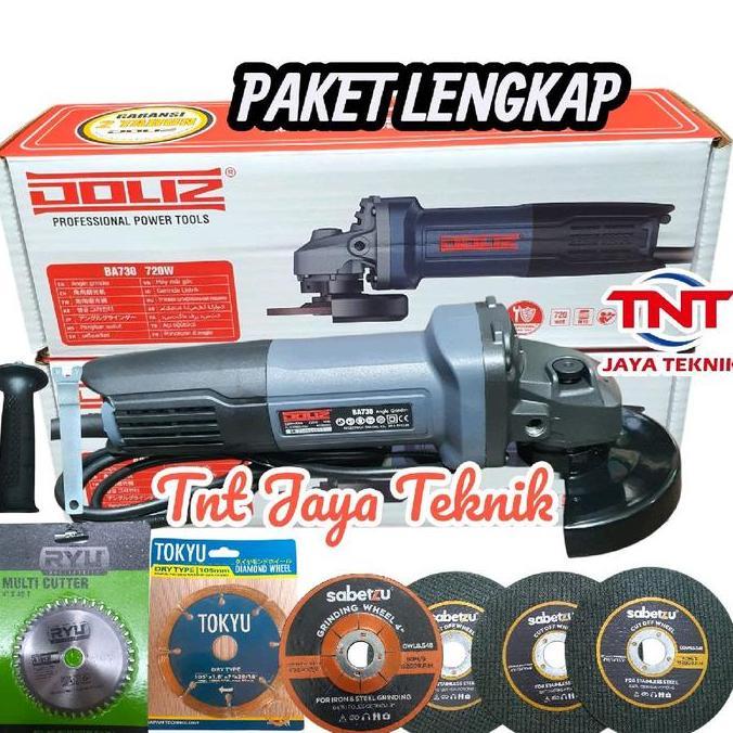 Promo Doliz Ba730 Mesin Gerinda Tangan 4" Doliz Ba 730 / Mesin Gurinda Tangan 4 Inch Doliz Ba730 Ba 