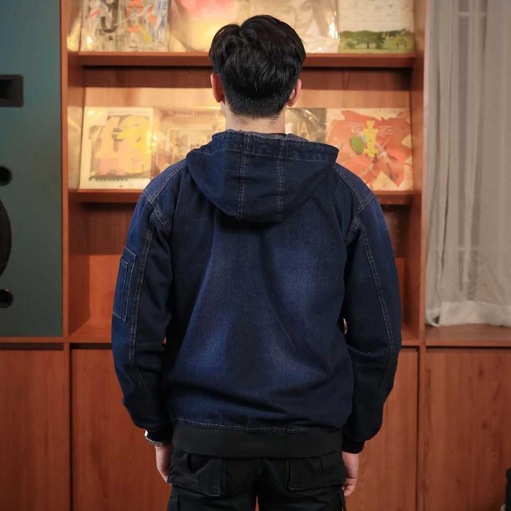 EXCLUSIVE [COD]JAKET JEANS DENIM KUPLUK|JAKET CASUAL PRIA|JAKET DENIM PRIA |JAKET BOMBER JEANS TOPI