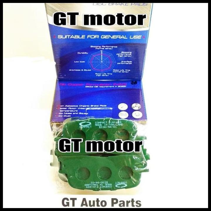 GRATIS ONGKIR PJN659 04466-33090 04466-33130 BRAKE PAD KAMPAS REM BELAKANG CAMRY 2001-2005 KLUGER 20