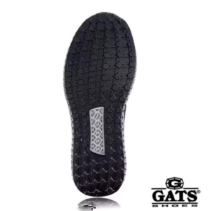 New GATS / Sepatu Slip On Casual Gats RN 1002 Hitam Original Shoes Kerja Flat