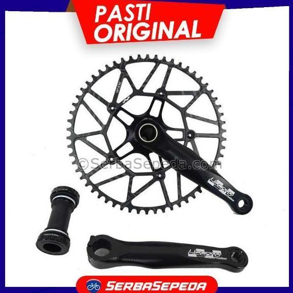 Litepro Plus Crankset 58T Super Hollow - Crankset Sepeda