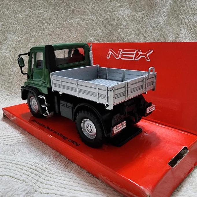 Diecast Truk Mercedes-Benz Unimog U400 Welly Nex 1:43