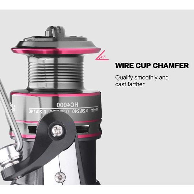Caldari Pancing Reel Mesin Hb500-7000 15Kg Pancing Joran Pancing Fishing Reel