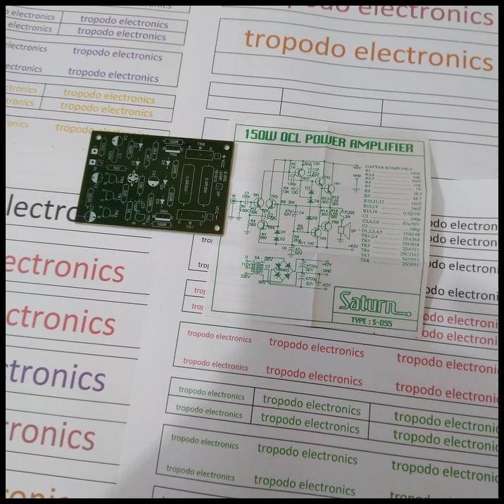 TERBARU PCB POWER AMPLIFIER 150 WATT OCL 