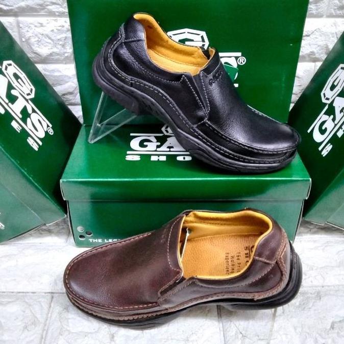 New GATS Sepatu GATS MP 2605 Kasual Kulit Pria Flat Shoes Original Bahan Berkualitas Terbaik Warna H