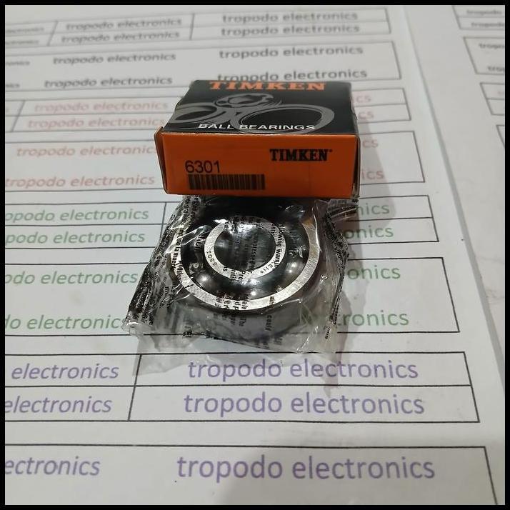 GRATIS ONGKIR BALL BEARING LAHER BOLA 6301 MERK TIMKEN USA 