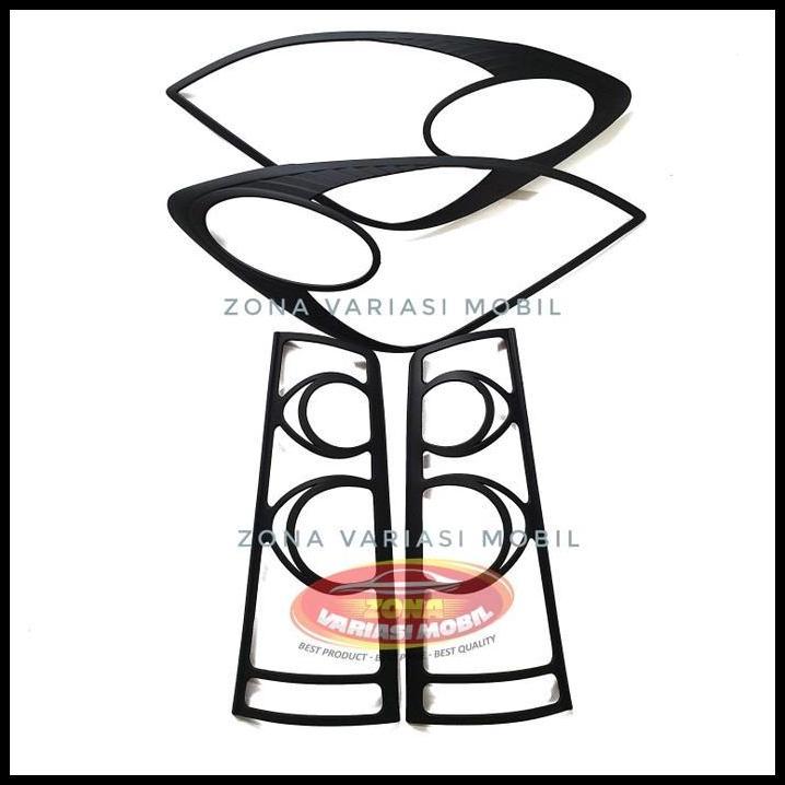 TERBARU PAKET GARNISH COVER LAMPU DEPAN BELAKANG AVANZA XENIA NEW VVTI 2007 2008 2009 2010 2011 HITA