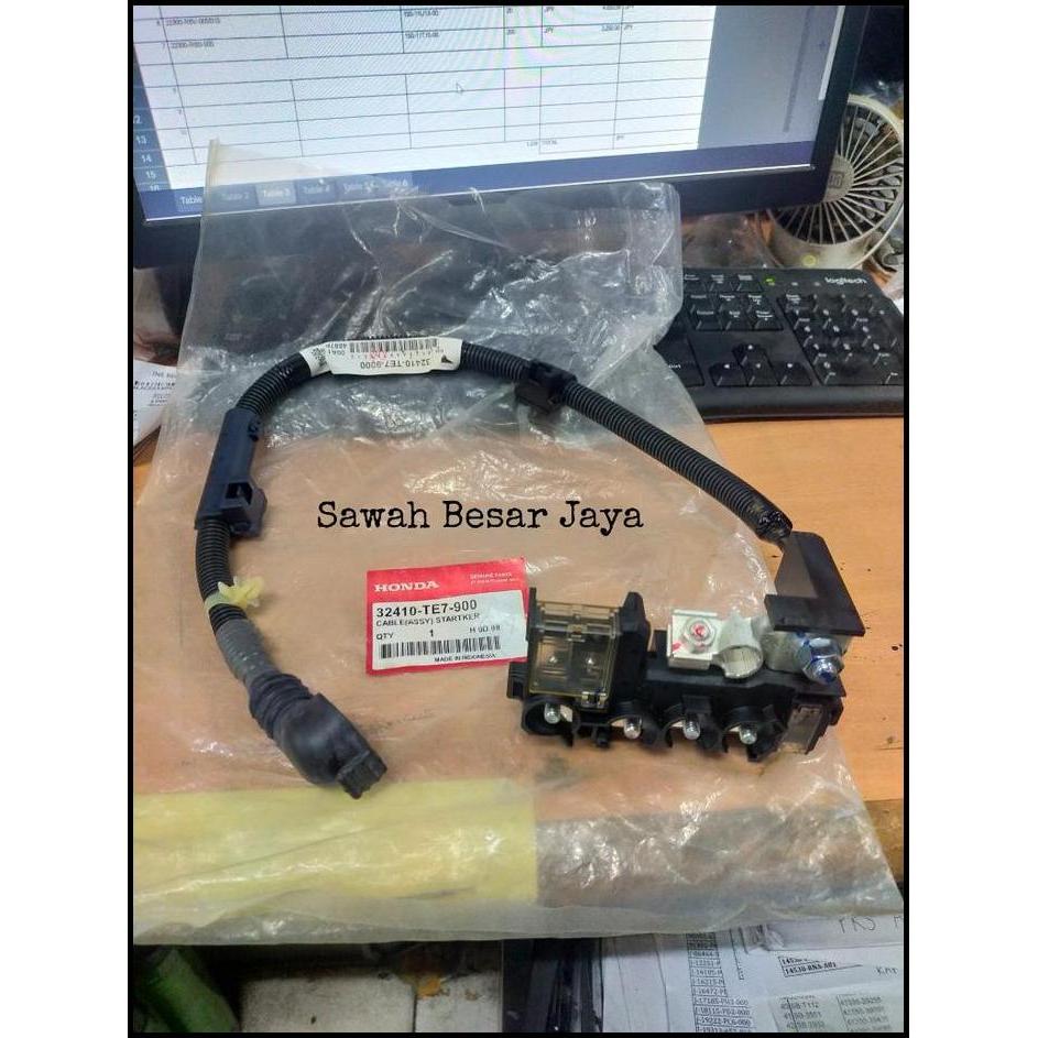 TERBARU STARTER CABLE - KABEL SEKRING SEKERING TERMINAL AKI HONDA BRIO MOBILIO ORIGINAL 