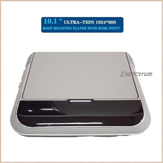Tv Plafon Mobil / Roof 10.1" IPS Screen, Universal Slim. HDMI & MMC