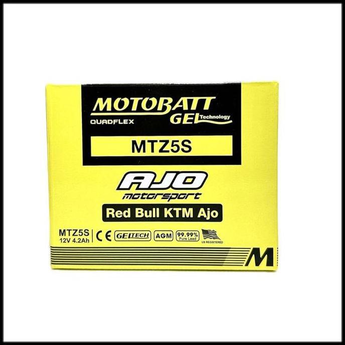 NEW AKI MOTOR YAMAHA R15 MOTOBATT MTZ5S AKI KERING / AKI GEL ORI