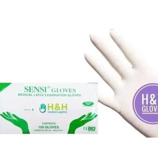 Sarung Tangan Sensi / Sarung Tangan Latex Sensi ( Powder)