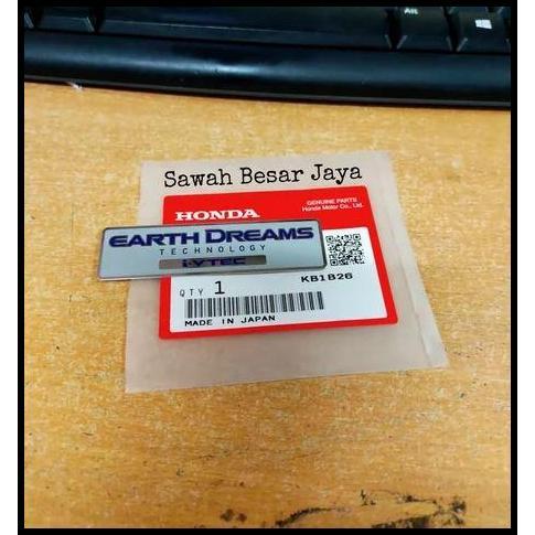DISKON EMBLEM COVER MESIN EARTH DREAMS TECHNOLOGY IVTEC CITY RS HATCHBACK GN5 