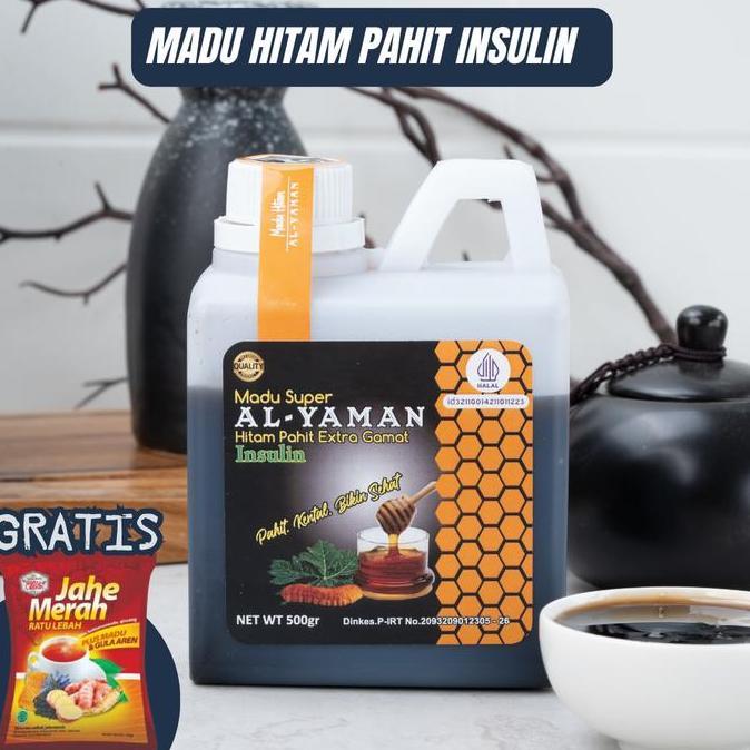 Toneoo- Madu Hitam Pahit Insulin Al Yaman 500Gram