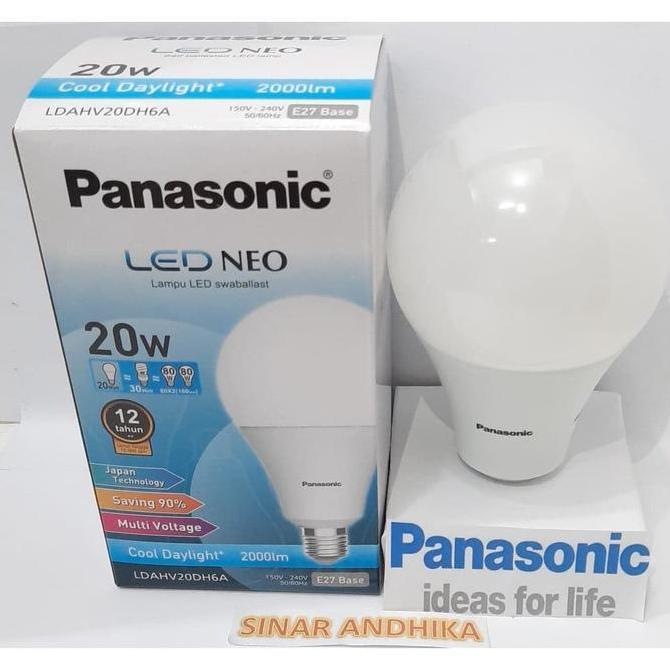 Lansungkirim- Lampu Led Bulb Panasonic Neo Putih 20 Watt 2000Lm