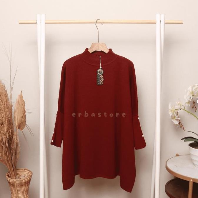 Anke- Erbastore.Id Batwing Blouse Rajut Premium Quality Bahan Acrylic 12 Gate Model Korean Style All