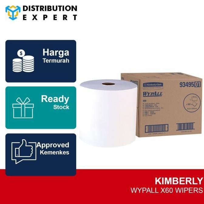 PROMO TERMURAH - WYPALL X60 93495 Tisu Pengganti Majun Penyerap Oli