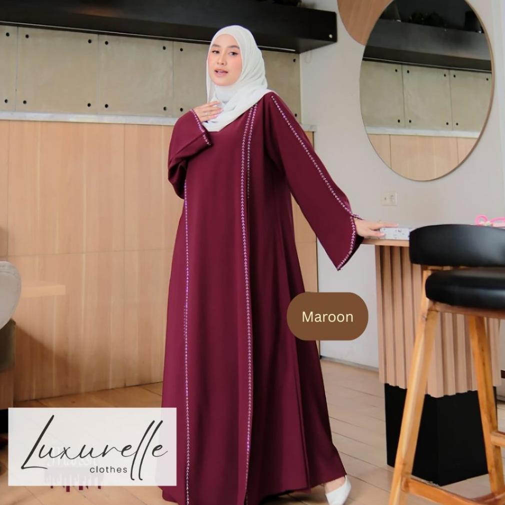CUCI GUDANG ABAYA GAMIS KONDANGANTURKEY SABRINA SIMPEL ELEGAN PREMIUM BRANDED | DRESS GAMIS ABAYA MA