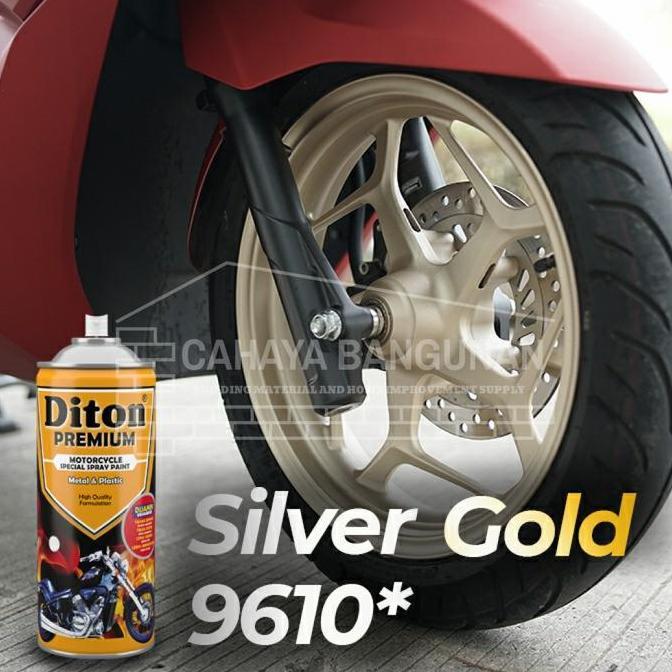Pageup- Pilox Diton Premium Silver Gold Cat Gold Velg Colours 9610*