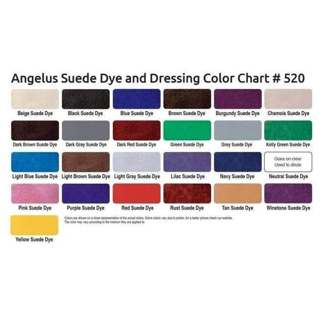 Pageup- Angelus Suede Dye 3Oz // Cat Sepatu Suede // Cat Tas Suede