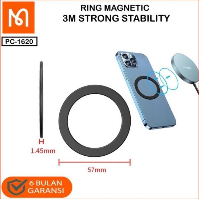 Mcdodo Stiker Ring Plate Magnet Magsafe Magnetic Wireless Charger