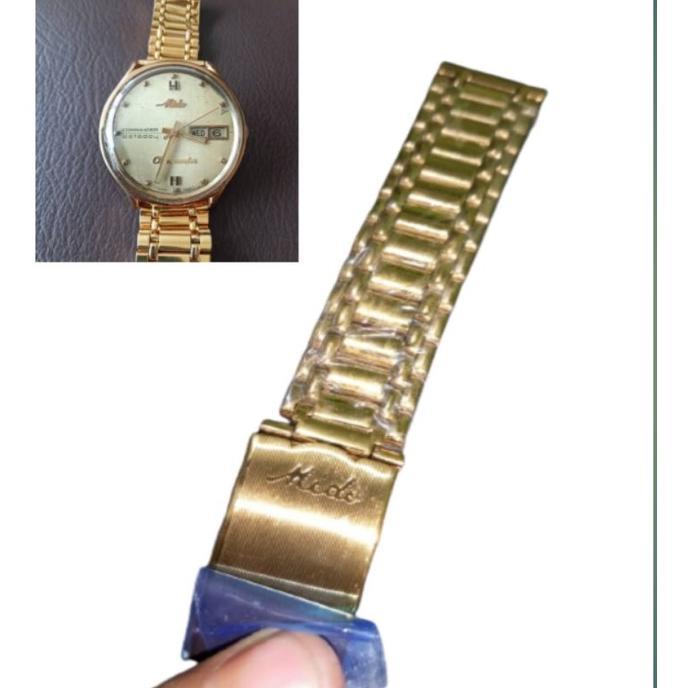 strap tali jam tangan Mido commander size 18 mm premium rantai jam tangan Mido jam mido