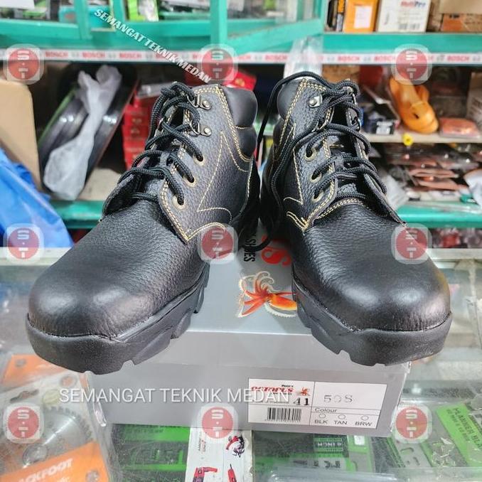 TERBARU - OX508 OCTOPUS SEPATU SAFETY INDUSTRIAL SHOES SEMI BOOTS OX 508 OCTOPUS
