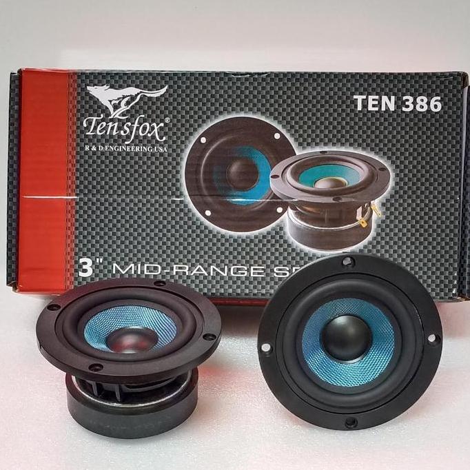 Midrange Tensfox Ten 386 New 3 Inch Midrange U.S.A
