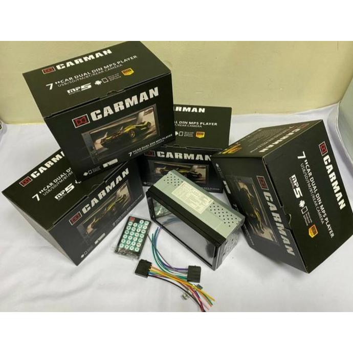 DOUBLE DIN MIRRORLINK DECKLESS CARMAN 7" MPS PLAYER