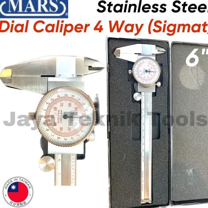 Sigmat Dial Caliper Skekmat 6" Mars Taiwan