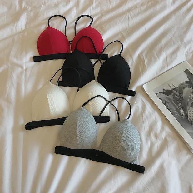 paket hemat 266 bra kancing depan tanpa kawat wanita beha perempuan cup a ab b front open kait dinas